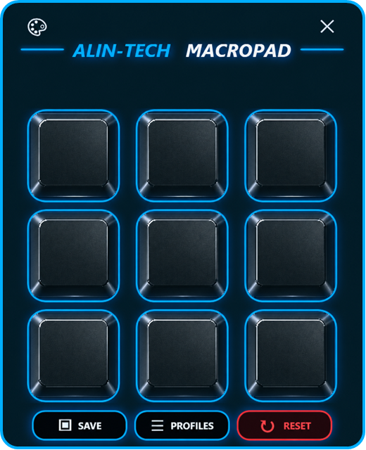 Janela principal do MACROPAD